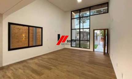 Casa moderna à venda na Pedra Branca com 3 quartos e piscina