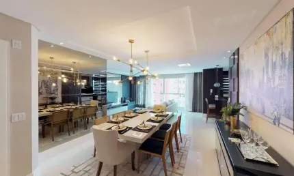 Apartamento Mobiliado e Decorado no centro de Balneário Camboriú
