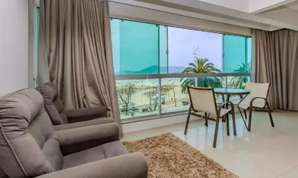 Apartamento frente mar no edifício albany em balneário camboriú