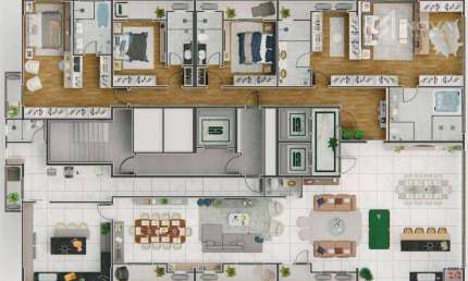 Apartamento com 4 quartos à venda na Rua Londrina, Centro, Cascavel