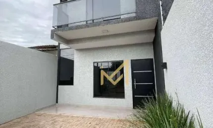SOBRADO NO POSITANO: 3 quartos + 2 vagas de garagem  e sobra de terreno no Positano em Cascavel