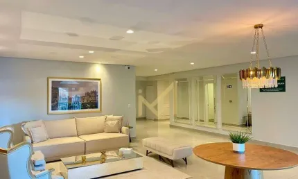 Apartamento 1 Quadra da Av. Brasil CENTRO - 1 suite + 2 quartos Semi Molbiliado