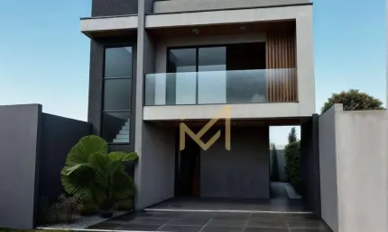 Sobrado com 3 dormitórios à venda, 160 m² por r$ 810.000,00 - piovesan - cascavel/pr