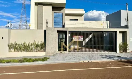 Sobrado com 3 suítes à venda, 184 m² por r$ 1.680.000 - colinas tropical ii - cascavel/pr