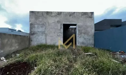 Barracão à venda, (no cinza, falta finalizar) 250 m² total por r$ 260.000 - florais do parana - cascavel/pr
