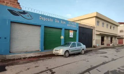 Galpão comercial à venda em esmeraldas-mg, no bairro santa quitéria: 3 salas, 2 banheiros, 2 vagas, 450m²
