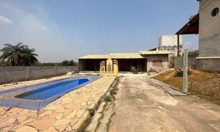 Venda de Sítio no Condomínio Vista Alegre, Andiroba - 1000 m², 2 Quartos, Piscina, por R$300.000