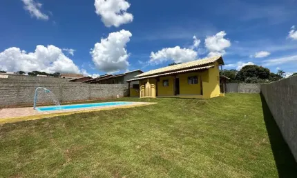 Sítio com piscina à venda no bairro tropeiros, esmeraldas ? 3 quartos, 1 suíte