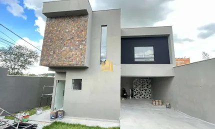 Casa à Venda Guarujá Mansões, Betim: 3 Quartos, Suíte com Closet, Área Gourmet e Habite-se!