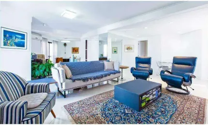 Apartamento c/ 4 quartos, 4 suítes e 4 vagas, 230m², para aluguel no Condomínio Edifício Le Village, no Jardim Vila Mariana, por 10.000,00