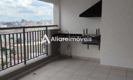 Apartamento c/ 3 quartos, 3 suítes e 2 vagas, 118m², para aluguel no Condomínio Panorâmico Home Clube, no bairro Vila Prudente, por 7.000,00