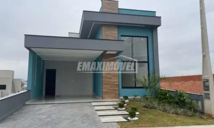 Casa em condomínio fechado com 3 quartos à venda na Estrada Elias Maluf, Quadra J, 01, Wanel Ville, Sorocaba