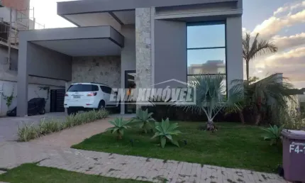 Casa em condomínio fechado com 3 quartos para alugar na Rua Júlio Cassola, Quadra F, 3105, Alphaville Nova Esplanada, Votorantim