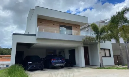 Luxuosa casa em condomínio à venda em Vinhedo-SP, Condomínio Terras de Vinhedo: 5 quartos, 5 suítes, 3 salas, 5 banheiros, 6 vagas, 330m².
