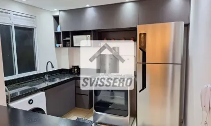 Apartamento para venda com 42 m² e 2 quartos em parque barcelona, bauru - sp