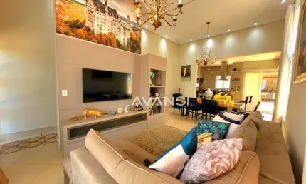 Casa Condomínio Fechado Imigrantes com 3 dormitórios à venda, 180 m² por R$ 1.380.000 - Residencial Imigrantes - Nova Odessa/SP