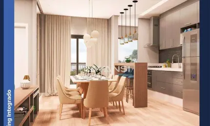 Lançamento lazuli res. apartamento com 2 dormitórios à venda, lazuli residencial, 70 m² por r$ 329.000 - jardim firenze - santa bárbara d'oeste/sp