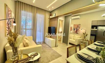 Apartamento com 2 dormitórios à venda, 49 m² - Cariobinha - Americana/SP
