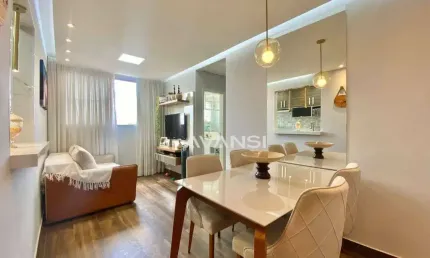 Apartamento Condomínio Spazio Azzurro com 2 dormitórios à venda, 50 m² por R$ 249.100 - Catharina Zanaga - Americana/SP