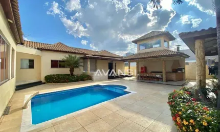 Casa Terras do Imperador com 3 dormitórios, 414 m² - venda por R$ 2.700.000 ou aluguel por R$ 16.858/mês - Jardim Imperador - Americana/SP