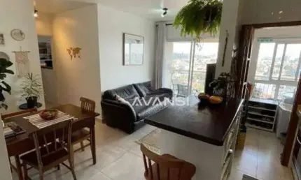 Apartamento Trend Practical Home com 1 dormitório à venda, 65 m² por R$ 640.000 - Santo Antônio - Americana/SP