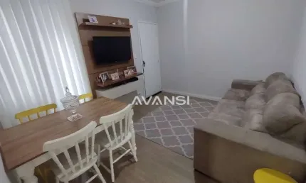 Apartamento edifico daniza ao lado do supermercado são vicente com 2 dormitórios à venda, 49 m² por r$ 200.000 - são vito - americana/sp