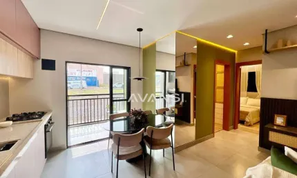 Apartamento Liv Alpha com 2 dormitórios à venda, 49 m² por R$ 287.600 - Jardim Alphacenter - Santa Bárbara D'Oeste/SP