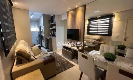 Apartamento alabama com 2 dormitórios à venda, 46 m² por r$ 230.000 - residencial parque alabama - americana/sp