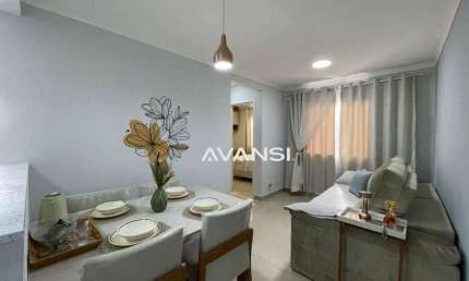 Apartamento Solar das Flores com 2 dormitórios à venda, 45 m² por R$ 225.000 - Jardim Boer I - Americana/SP