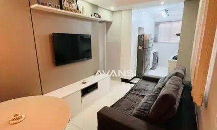 Apartamento residencial alabama com 2 dormitórios à venda, 56 m² por r$ 197.000 - residencial parque alabama - americana/sp
