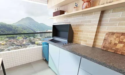 Apartamento com 3 quartos à venda na Rua Limeira, 273, Boqueirão, Praia Grande