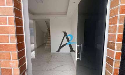OPORTUNIDADE DE SOBRADO NOVO DE FRENTE PARA A RUA NO MELHOR DA FAZENDA RIO GRANDE! DE 590k por 499k!