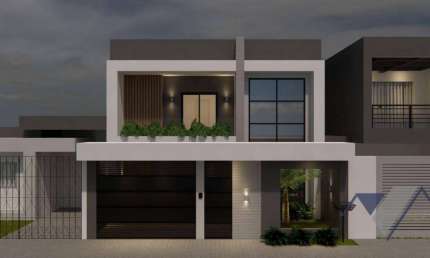 Sobrado com 3 dormitórios à venda, 130 m² por R$ 915.000,00 - Pioneiros Catarinenses - Cascavel/PR