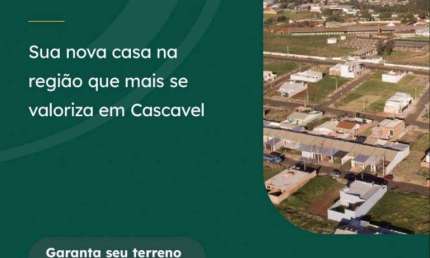 Terreno à venda, 362 m² por R$ 385.950,90 - Santos Dumont - Cascavel/PR