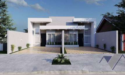 Casa com 2 dormitórios à venda, 50 m² por R$ 285.000,00 - Floresta - Cascavel/PR