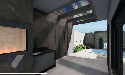 Casa térrea de impacto no Recanto Tropical III – na planta!