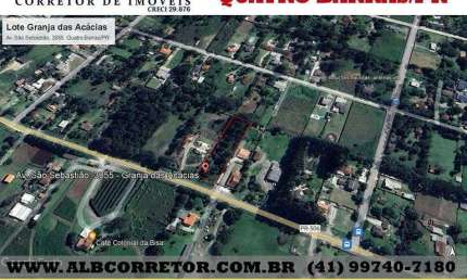 Terreno à venda, 2788 m² por R$ 399.900,00 - Granja das Acácias - Quatro Barras/PR