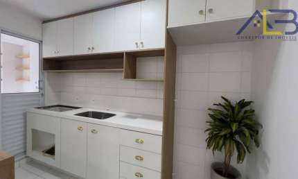 Apartamento semi mobiliado com 2 dormitórios para alugar, 47 m² por R$ 2.069/mês - Atuba - Pinhais/PR
