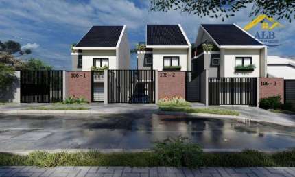 Sobrado com 3 dormitórios à venda, 209 m² por R$ 599.000,00 - Xaxim - Curitiba/PR