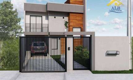 Sobrado com 3 dormitórios à venda, 125 m² por R$ 719.000,00 - Emiliano Perneta - Pinhais/PR
