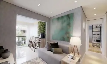Apartamento para venda em são paulo, perdizes, 2 dormitórios, 1 suíte, 2 banheiros, 1 vaga