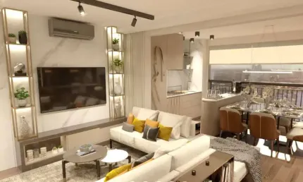 Apartamento para venda em são paulo, tatuapé, 3 dormitórios, 1 suíte, 2 banheiros, 2 vagas