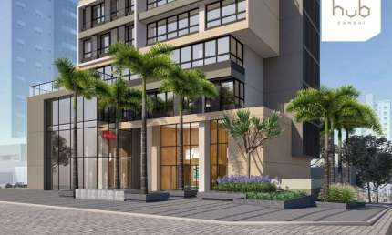 Apartamentos novos  e salas comerciais em produto híbrido no Cambuí