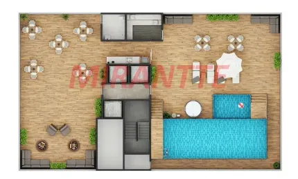 Apartamento de 36m² com 2 quartos em Parada Inglesa