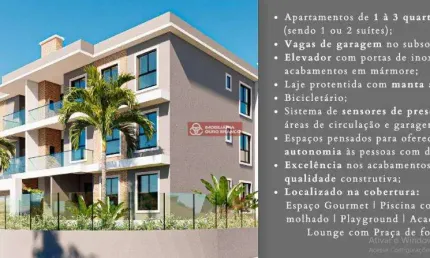 Apartamento com 2 quartos à venda na Avenida Internacional, 159, Ingleses do Rio Vermelho, Florianópolis