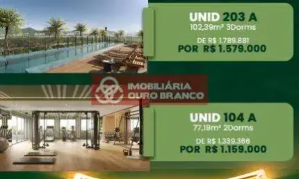 Apartamento com 2 quartos à venda na Rod Haroldo S Glavan, 795, Cacupé, Florianópolis