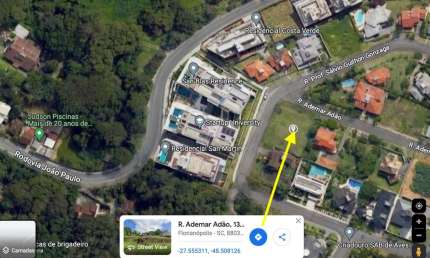 Terreno à venda na Rua Professor Salvio Guilhon Gonzaga, 1, João Paulo, Florianópolis