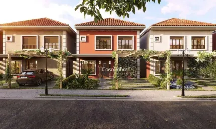 Casa com 4 dormitórios à venda, 187 m² por R$ 1.591.455 - Bonfim Paulista - Ribeirão Preto/SP