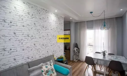Apartamento à venda no assunção – 2 dormitórios, sacada e lazer completo – são bernardo do campo