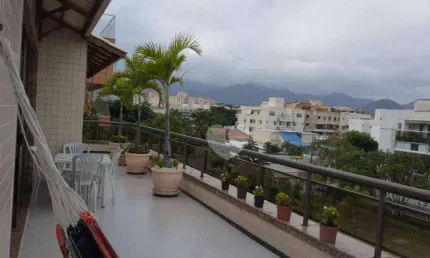 Cobertura com 3 quartos à venda, 202 m² por r$ 1.400.000 - recreio dos bandeirantes - rio de janeiro/rj
